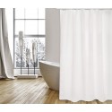 Spirella Rideau De Douche Polyester PUR 180x200cm QUALITE PREMIUM Blanc - Anneaux Inclus MSV