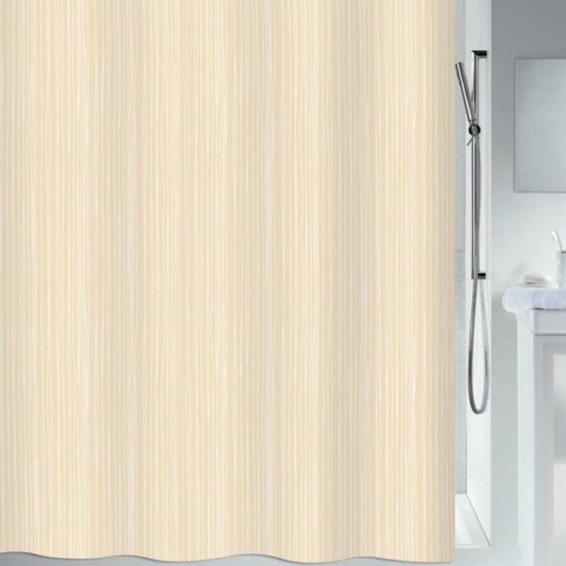 spirella Rideau de douche Polyester RAYA 180x200cm Beige clair Spirella