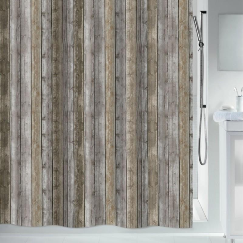 spirella Rideau de douche Polyester ROMAN 240x180cm Marron Spirella