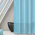 Spirella Rideau De Douche Polyester ROMANA 180x180cm Bleu Clair Transparent MSV