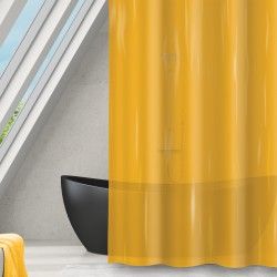 Spirella Rideau De Douche Polyester ROMANA 180x180cm Safran Transparent MSV