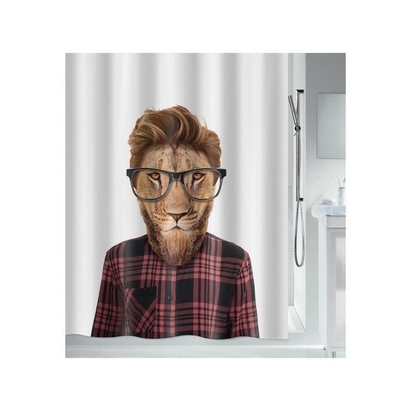 spirella Rideau de douche Polyester SMARTLION 180x200cm Multicolor Spirella