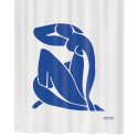 Spirella Rideau De Douche Polyester THALIA 180x200cm Royal Blue Spirella