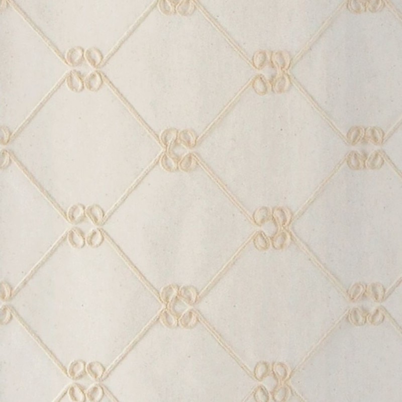 Spirella Rideau De Douche Polyester TRENTO 180x200cm Beige Brodé Spirella