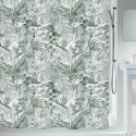 Spirella Rideau De Douche Polyester TROPIC 180x200cm Vert & Blanc Spirella