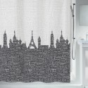 Spirella Rideau De Douche Polyester URBAN 240x180cm Noir & Gris Spirella