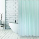 Spirella Rideau De Douche Polyester WAVE 180x200cm QUALITà PREMIUM Vert Pastel - Anneaux Inclus MSV