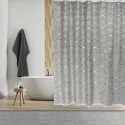 Spirella Rideau De Douche Polyester WAVE 180x200cm QUALITE PREMIUM Gris - Anneaux Inclus MSV