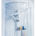 Spirella Rideaux De Douche PEVA OMBRELLA 200x170cm Transparent Spirella