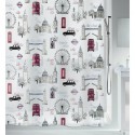 Spirella Riedeau De Douche PEVA WESTMINSTER 180x200cm Motif Londres Spirella