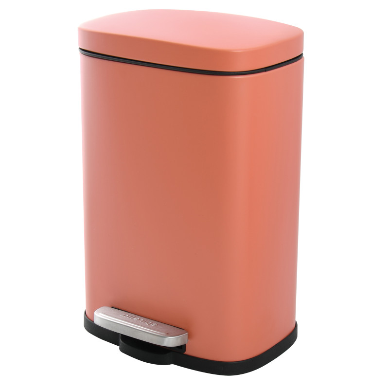 Spirella Set Poubelle à Pédale 5L & Brosse Wc AKIRA Terracotta Mat Spirella