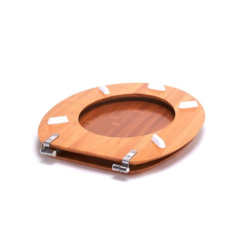 Spirella Abattant Wc Bambou - Charnières Inox MSV