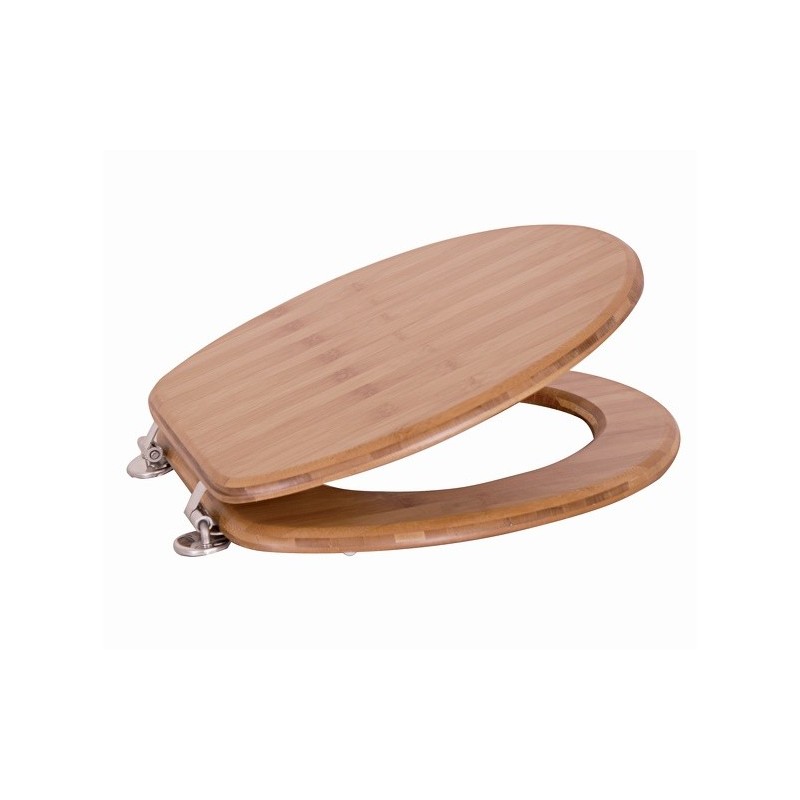 Spirella Abattant Wc Bambou - Charnières Inox MSV