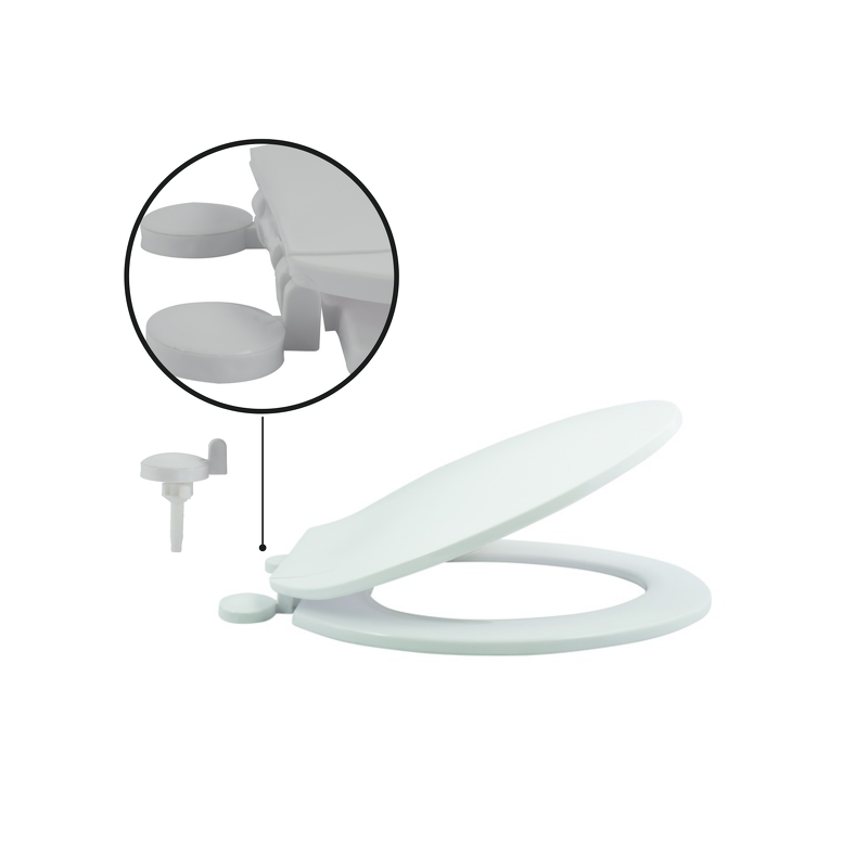 Spirella Abattant Wc Blanc - Charnières PS MSV