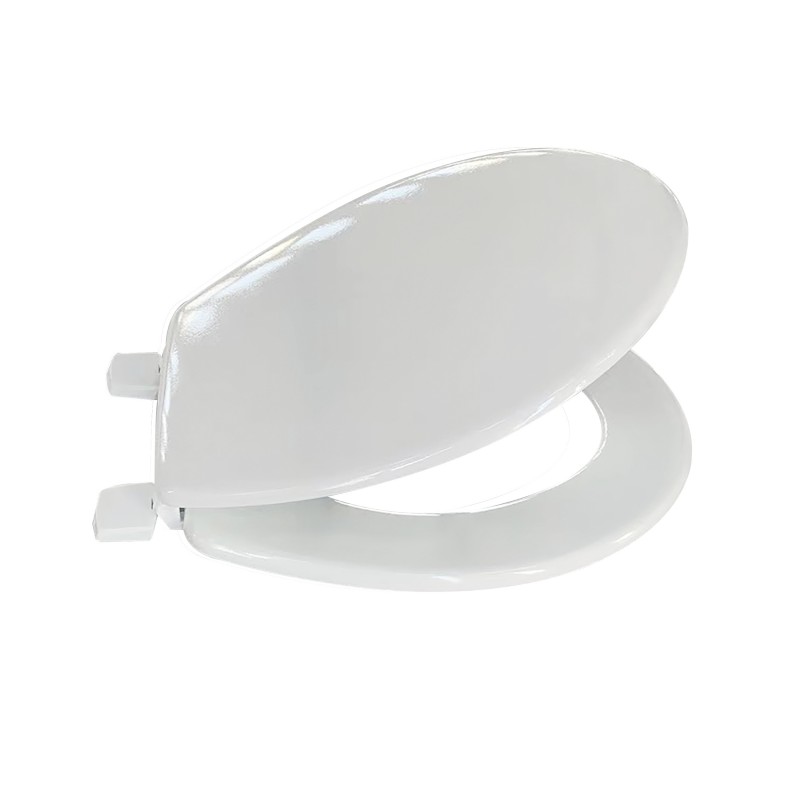 Spirella Abattant Wc MDF Blanc - Charnières PS MSV