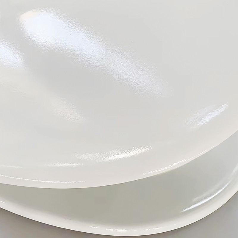 Spirella Abattant Wc MDF Blanc - Charnières PS MSV