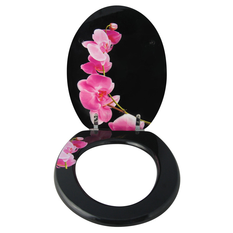 Spirella Abattant Wc MDF Lanyu - Charnières Inox MSV