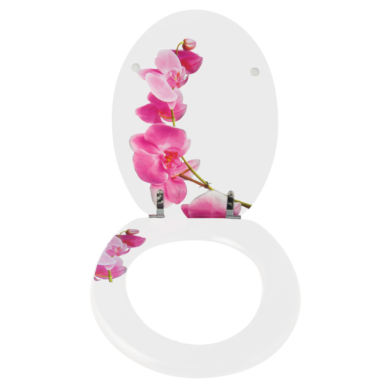 Spirella Abattant Wc MDF Lanyu - Charnières Inox MSV