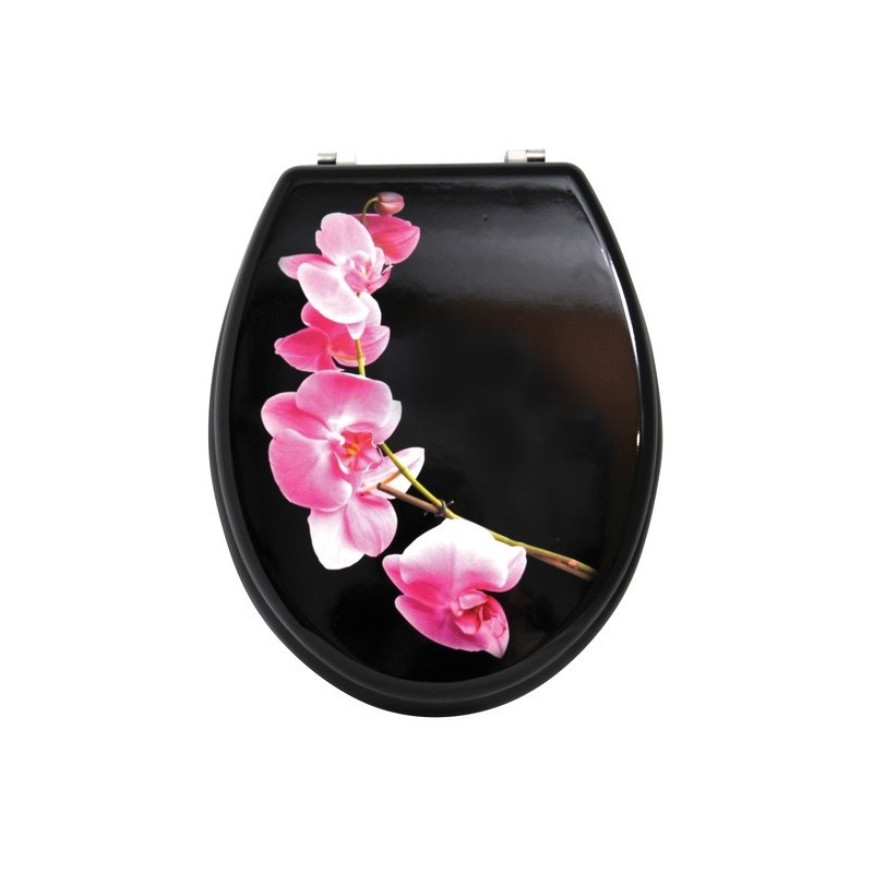 spirella Abattant wc MDF Lanyu - Charnières Inox MSV