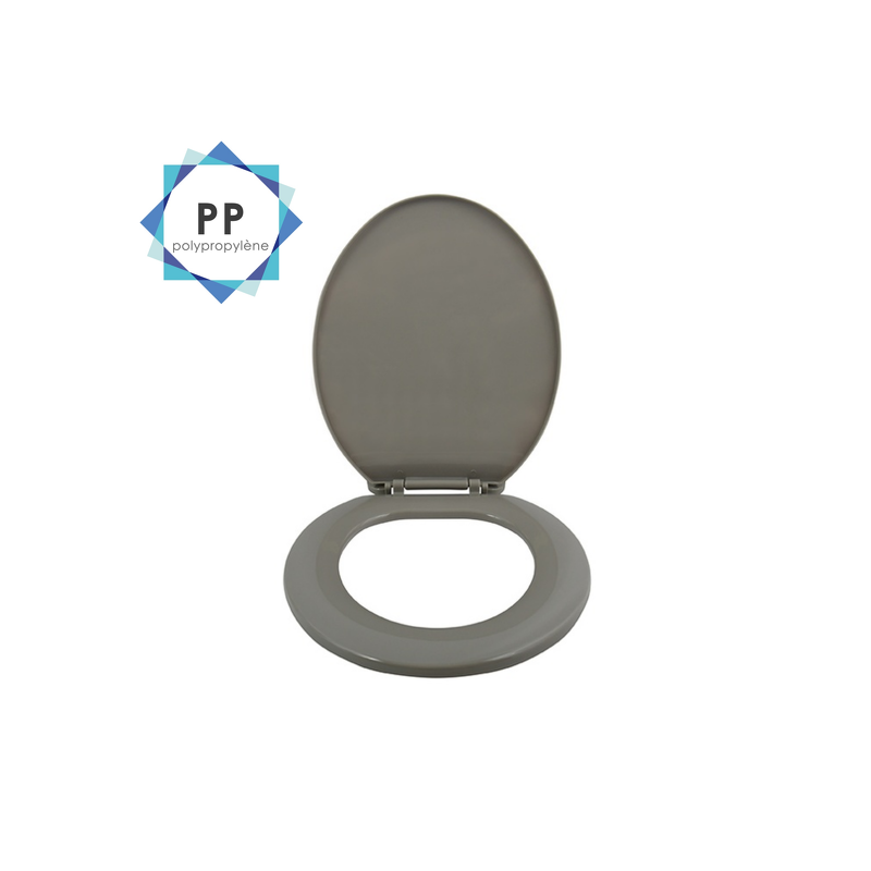 Spirella Abattant WC Taupe - Charnières PS MSV