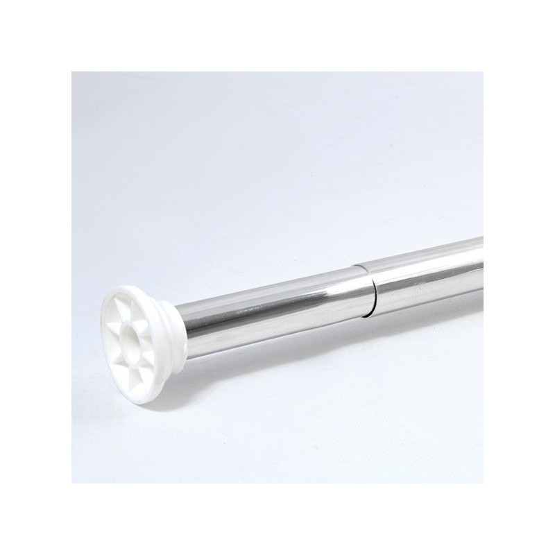 Spirella Spirella Barre Tringle Pour Rideau De Douche D'angle Modulable à  Fixer En Alu DECOR UNIVERSAL Finition Brillante