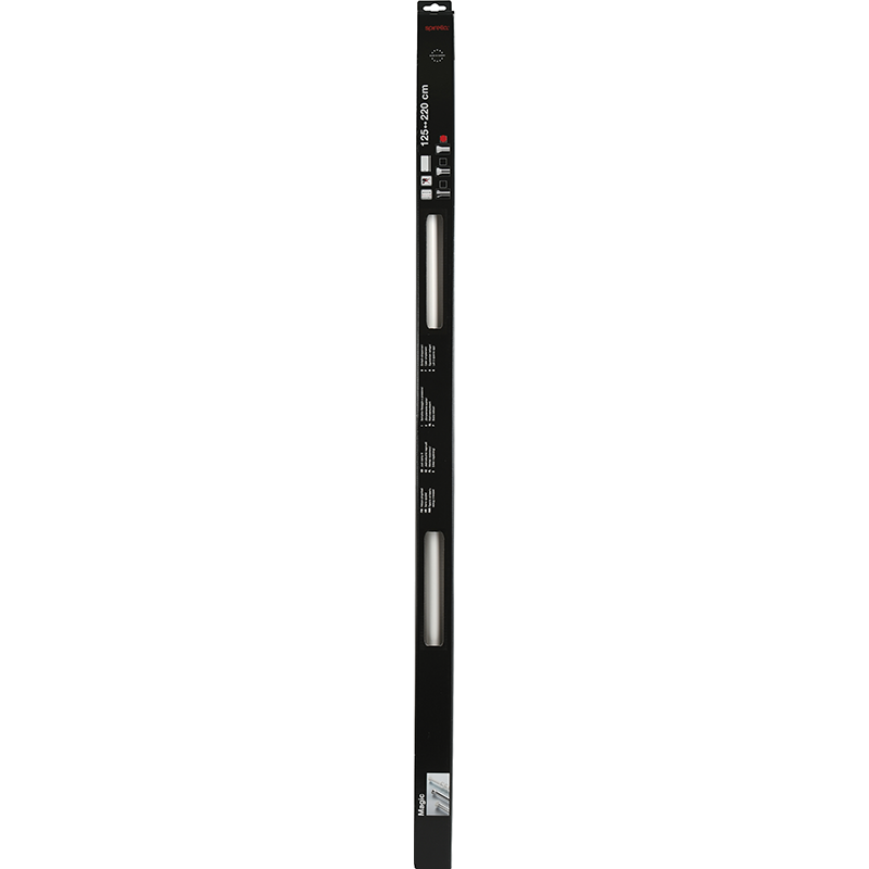 Spirella Spirella Barre Tringle Pour Rideau De Douche Ou Baignoire Extensible Sans Perçage En Alu MAGIC 125-220cm Blanc
