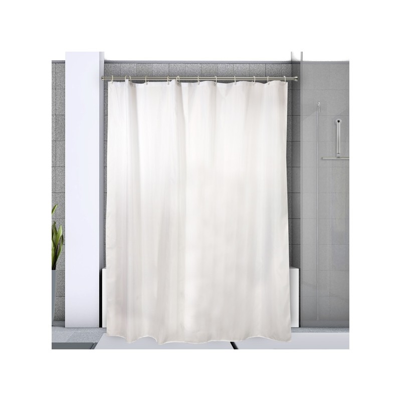 spirella Spirella Barre tringle pour rideau de douche ou baignoire extensible sans perçage en Alu MAGIC 125-220cm Finition Brillante