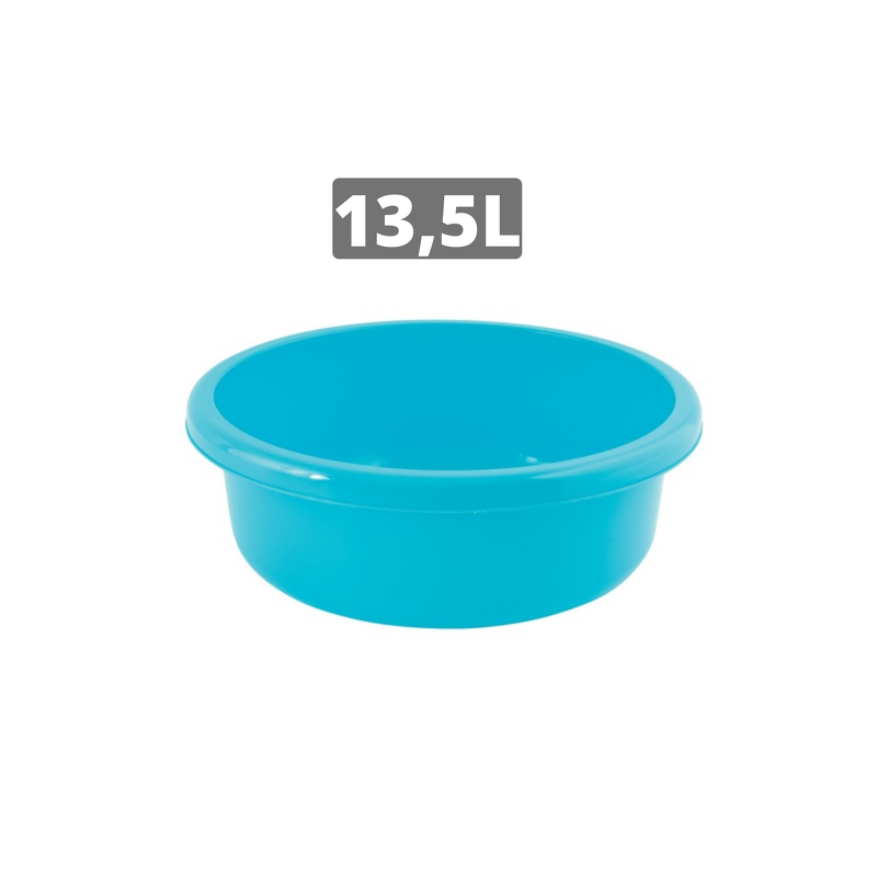 Spirella Bassine De Lavage Ronde 13 5L Bleu MSV