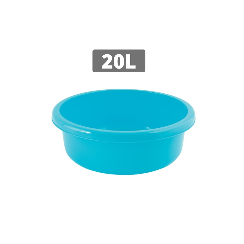 Spirella Bassine De Lavage Ronde 20L Bleu MSV