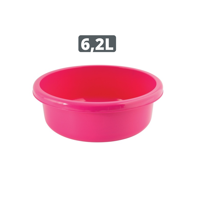 Spirella Bassine De Lavage Ronde 6.2L Fuschia MSV