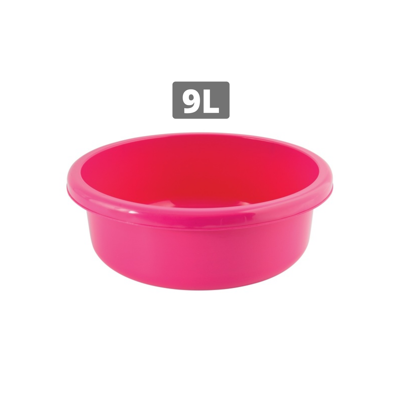 Spirella Bassine De Lavage Ronde 9L Fuschia MSV