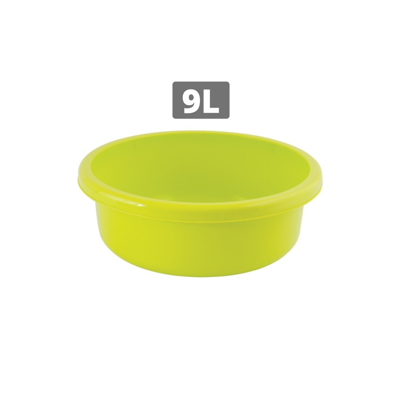 Spirella Bassine De Lavage Ronde 9L Vert MSV