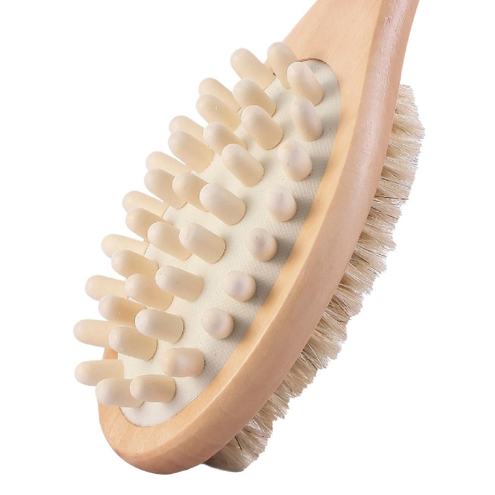 Spirella Brosse De Bain En Bois Double Face MSV