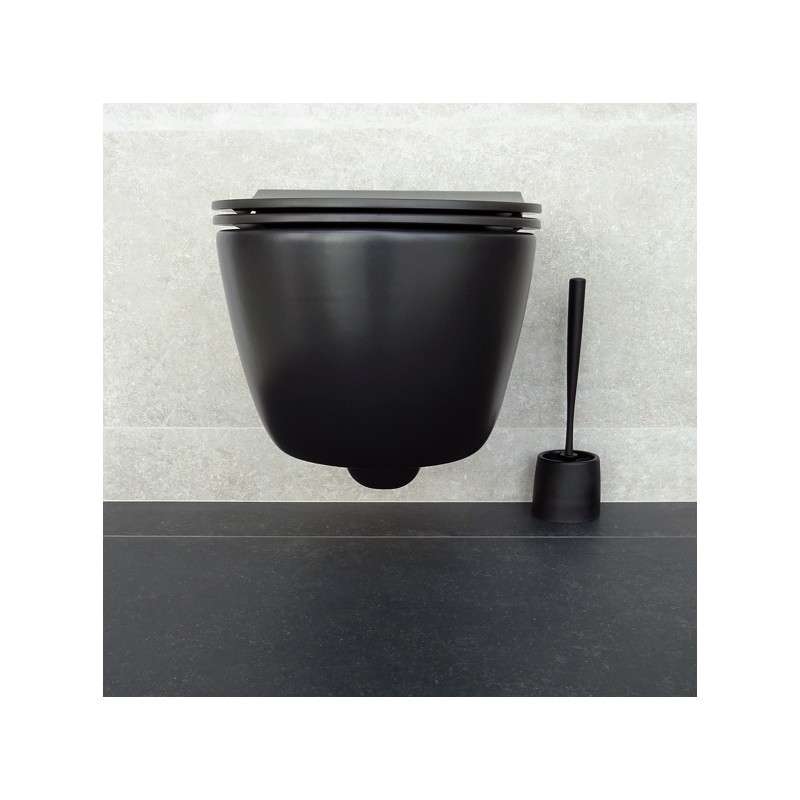 Spirella Brosse Wc Avec Support RICK Noir Spirella