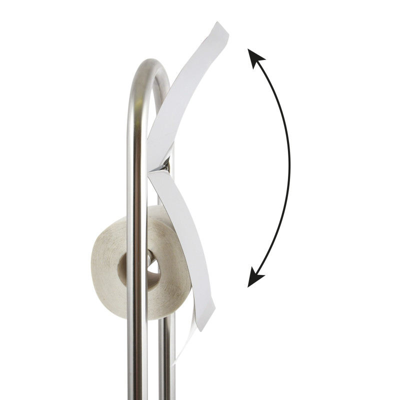 Spirella Combiné Wc En Acier Chromé Gris MSV