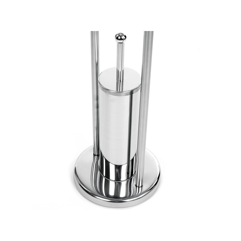 Spirella Combiné Wc En Acier Inoxydable Gris MSV