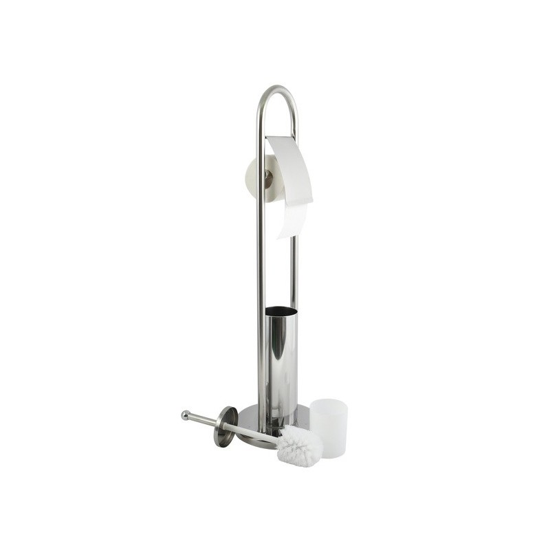 Spirella Combiné Wc En Acier Inoxydable Gris MSV