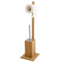 Spirella Combiné Wc En Bambou & Inox MSV