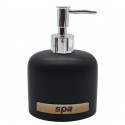 Spirella Distributeur De Savon Céramique Noir MSV