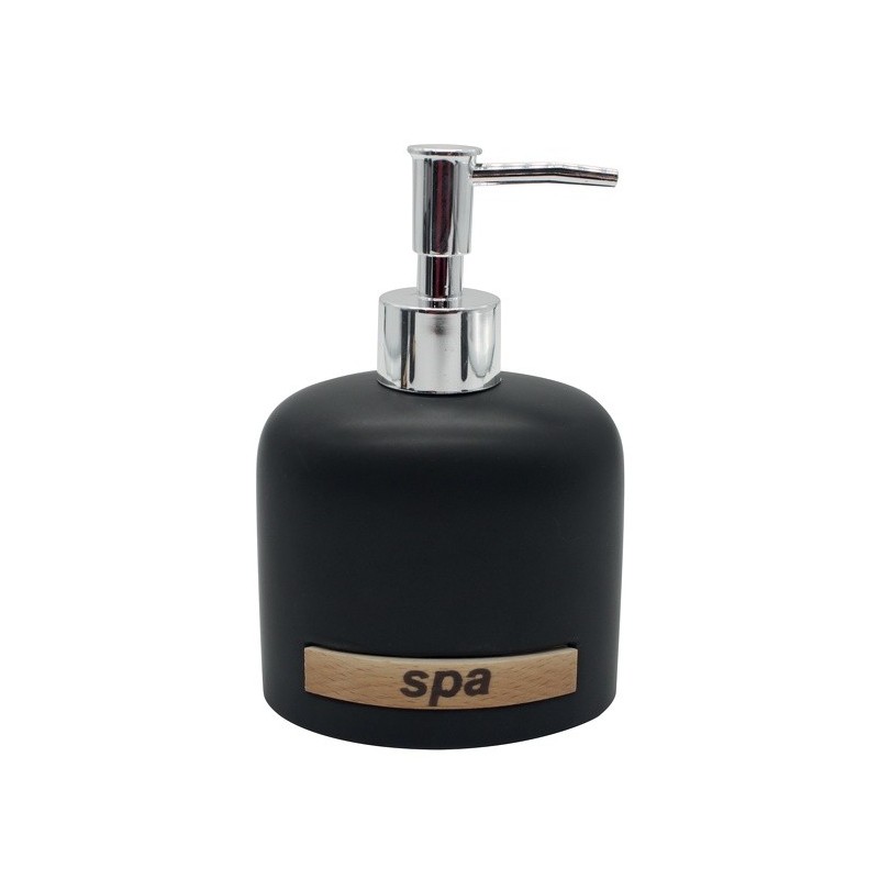 spirella Distributeur de savon Céramique Noir MSV