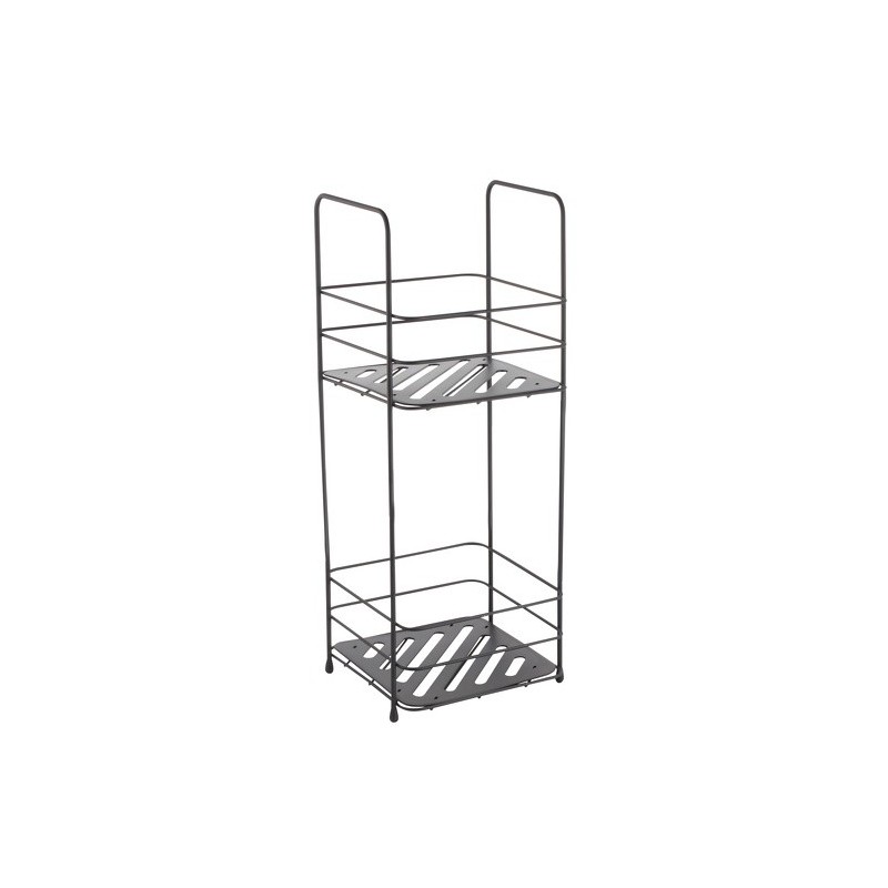 spirella Etagère 2 niveaux KERY Acier Noir mat MSV