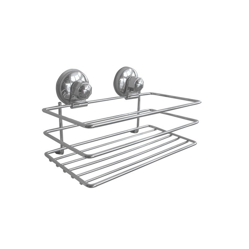 spirella Etagère de douche à  ventouses Chromé MSV