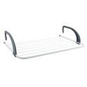 Spirella Etendoir Balcon 5M Acier Blanc & Noir MSV