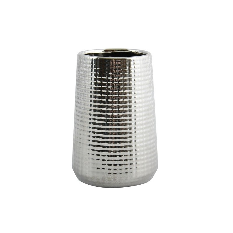 spirella Gobelet Céramique DALLAS Argent MSV