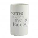 Spirella Gobelet Céramique HOME Blanc MSV