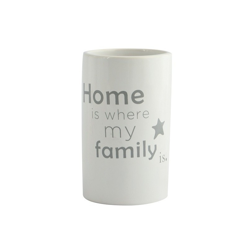 spirella Gobelet Céramique HOME Blanc MSV