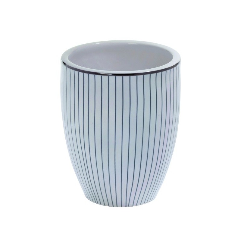 spirella Gobelet Céramique LIGNE Blanc Spirella