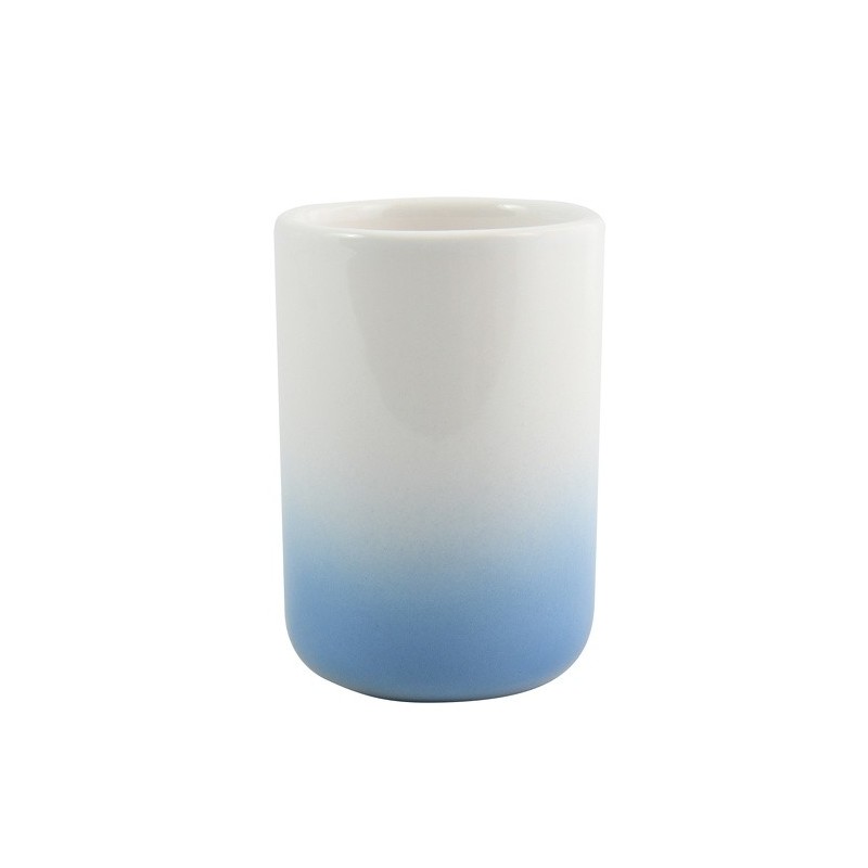spirella Gobelet céramique SUGAR Bleu pastel MSV
