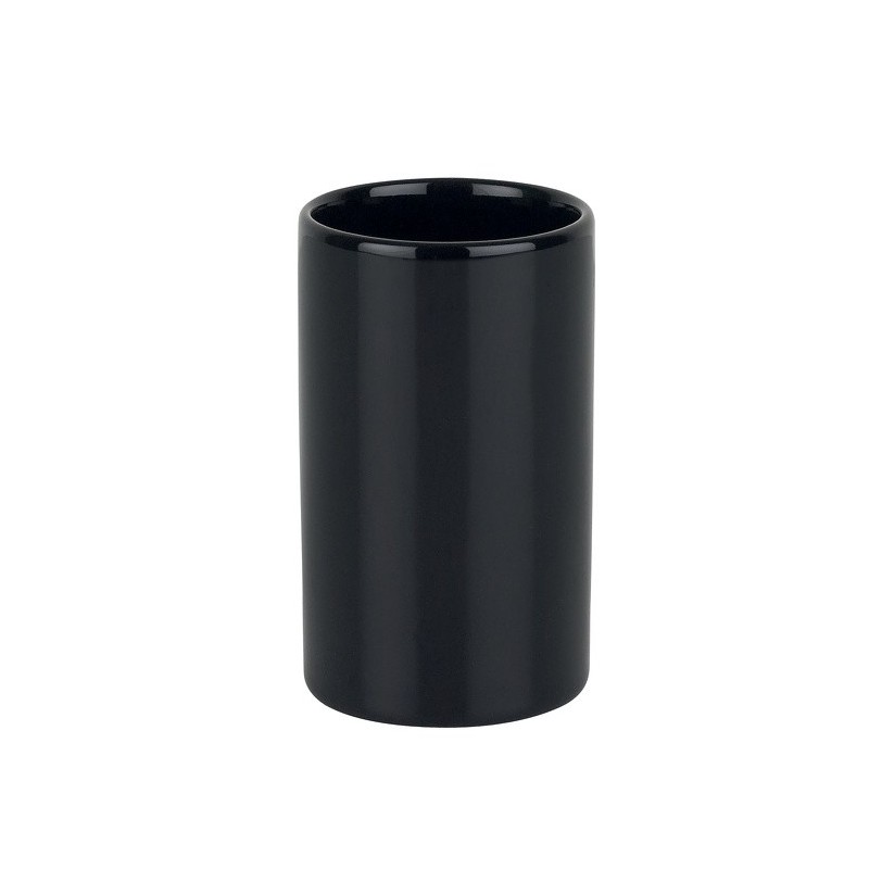 spirella Gobelet Céramique TUBE Noir Spirella