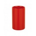 Spirella Gobelet Céramique TUBE Rouge Spirella